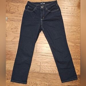 [Riders by Lee] Women's Dark Indigo Straight Leg Jeans Size 10